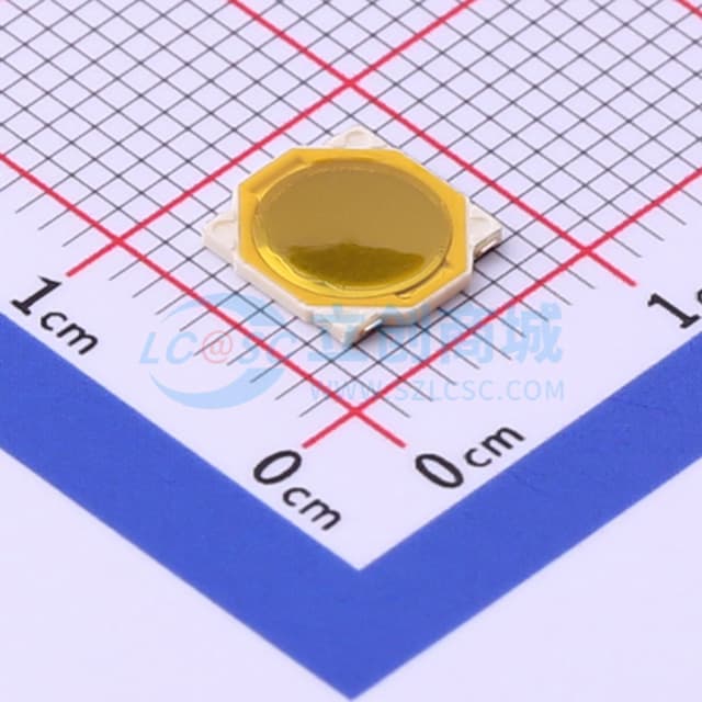 7.5*7*0.6mm 立贴 轻触开关实物图