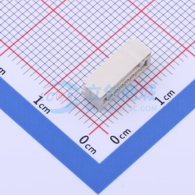 GH1.25-7P卧贴编带实物图