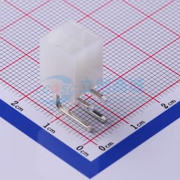 白色半透明 2x2P 间距:4.2mm 弯插【插件】缩略图