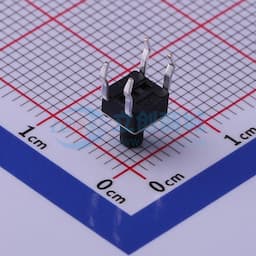 轻触开关4.5*4.5*6.0mm四脚插件圆柄正按250gf 【轻触】缩略图