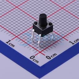 轻触开关4.5*4.5*6.0mm四脚插件圆柄正按250gf 【轻触】缩略图
