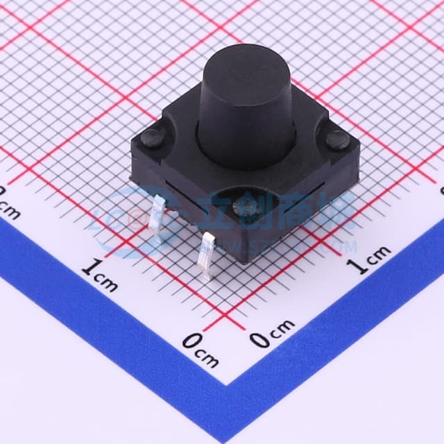 12*12*11.5mm 直插 轻触开关 【插件】实物图