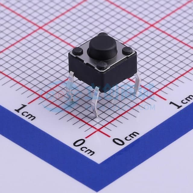 12*12*5mm 直插 轻触开关 【轻触】实物图
