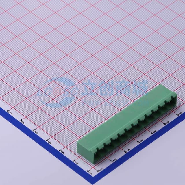 1x12P 5.08mm 排数:1 每排P数:12 【插拔】实物图