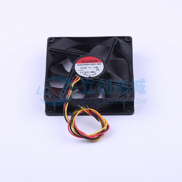 直流DC风扇 24vEE92252BX-000C-G99 92*92*25mm实物图