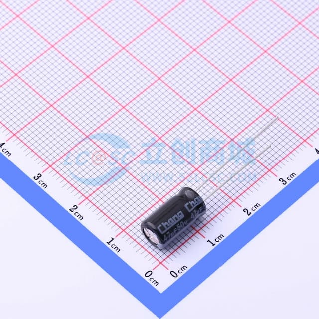 47uF ±20% 50V实物图