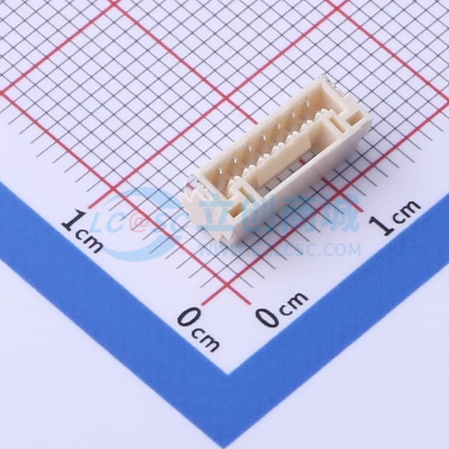 1x7P 间距:1.25mm 卧贴 系列:GH实物图