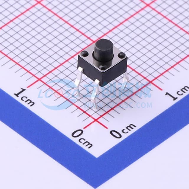 4.5*4.5*4.5mm 直插 轻触开关 【轻触】实物图