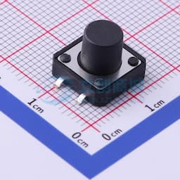 轻触开关12*12*9.5mm贴片四脚圆柄250gf缩略图