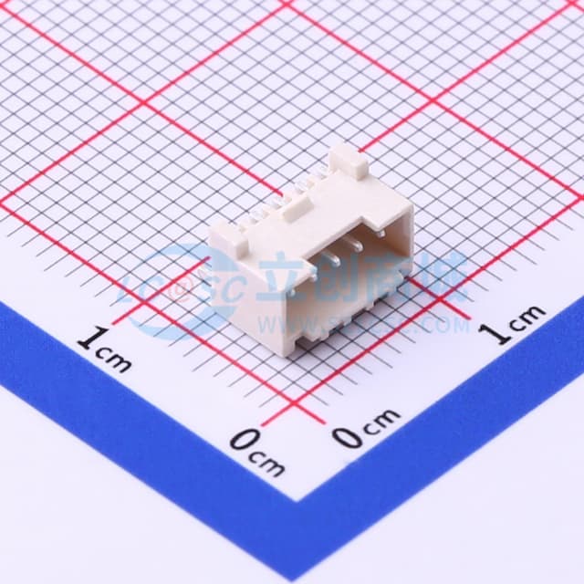 1x5P 间距:1.5mm 卧贴实物图