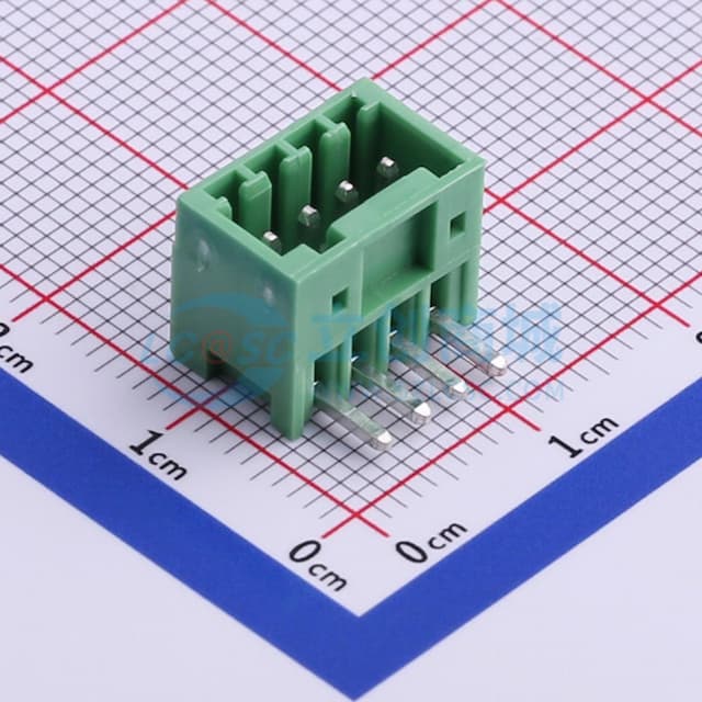 2.5mm 1x4P 排数:1 每排P数:4 【插拔】实物图