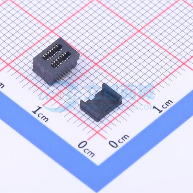 间距:0.5mm PIN:14P 母 立贴实物图