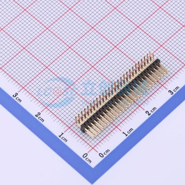 2x26P 间距:1.27mm 方针 【插件】实物图