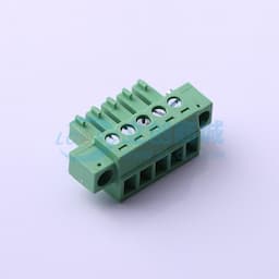 3.81mm 1x5P 排数:1 每排P数:5 螺丝固定缩略图