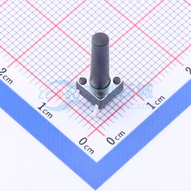 6*6*17mm 立贴 轻触开关 【插件】实物图