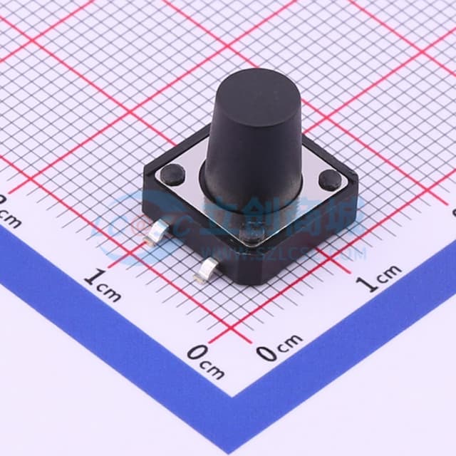 12*12*11.5mm 立贴 轻触开关实物图
