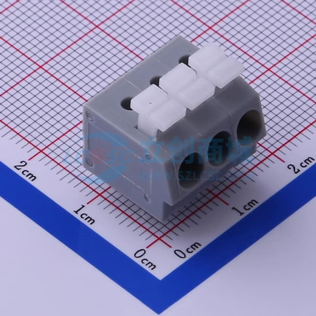 5mm 每排P数:3 排数:1 【插件】实物图