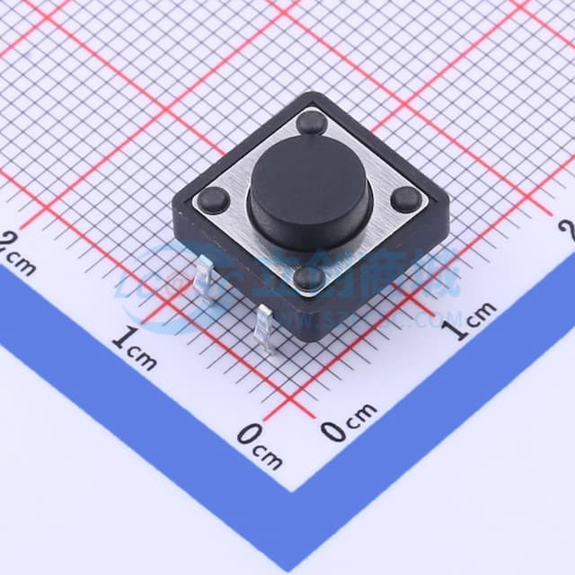 12*12*5.5mm 直插 轻触开关 【插件】实物图