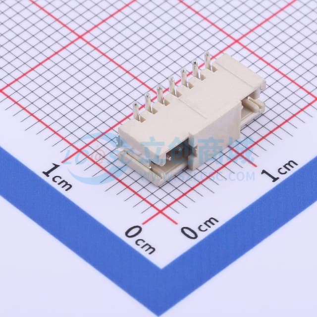1x7P 间距:1.5mm 立贴 系列:ZH实物图