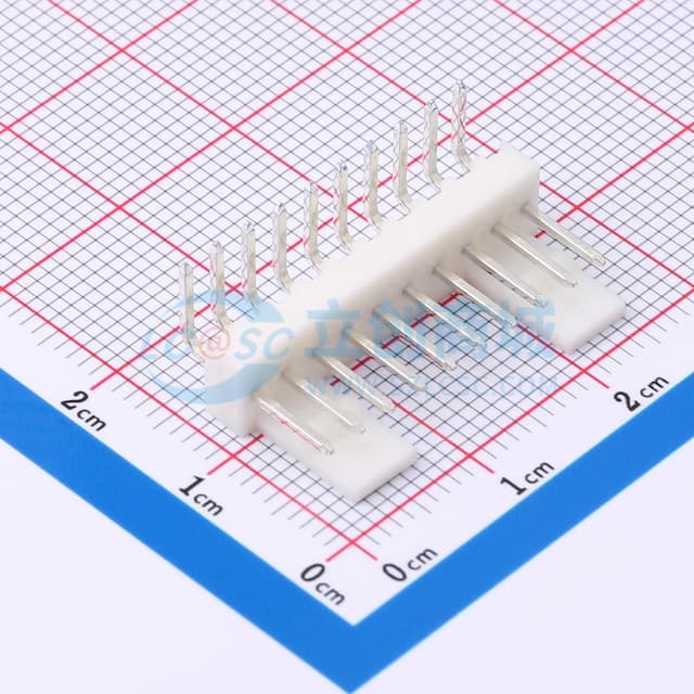 1x10P 间距:2.54mm 弯插 【插件】实物图