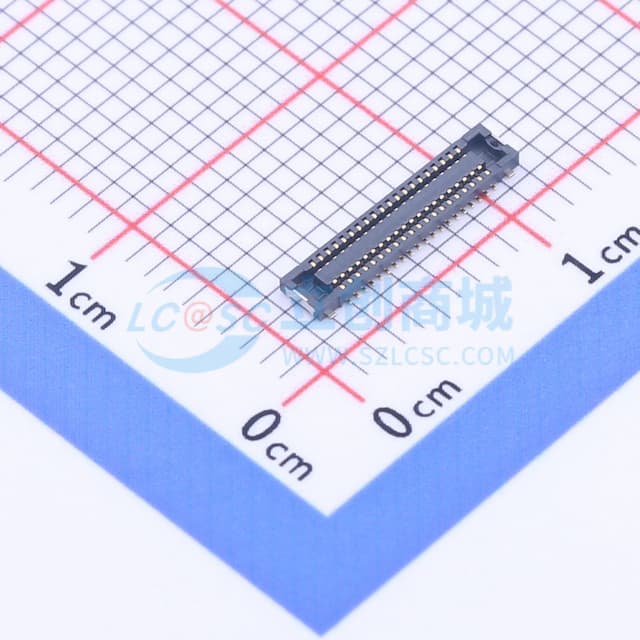 间距:0.4mm PIN:40P 母 立贴实物图