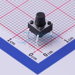 轻触开关6*6*7.0mm插件四脚DIP圆柄黑柄250gf 【轻触】缩略图