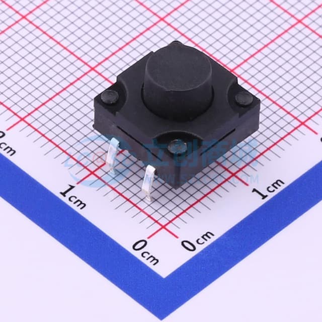 12*12*9mm 直插 轻触开关 【插件】实物图