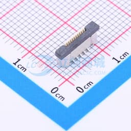 间距:0.5mm P数:10P 抽屉式 单侧触点/垂直缩略图