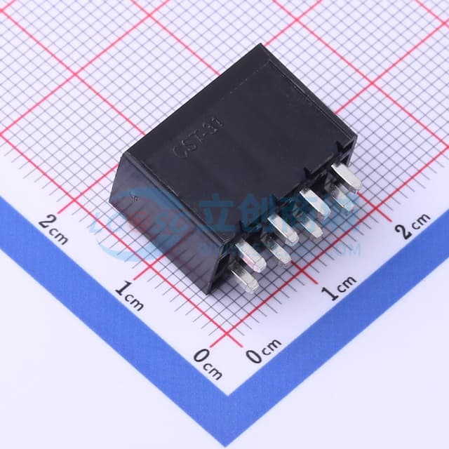 2x4P 间距:4.2mm 直插【插件】实物图