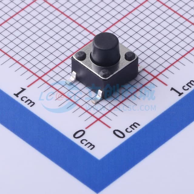 6*6*6mm 立贴 轻触开关实物图