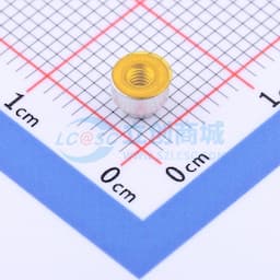 雄和远景，电路板表贴圆螺母柱，M2Xφ4.35X2+1.4，铁镀锡，编带装缩略图