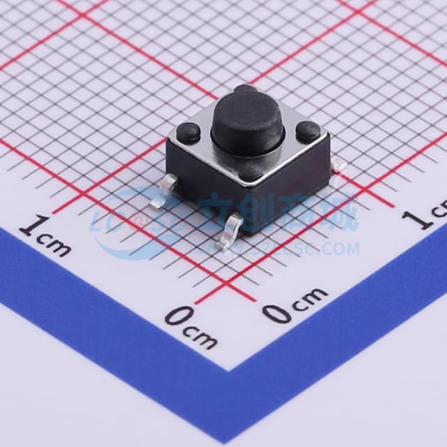 6*6*5mm 立贴 轻触开关实物图