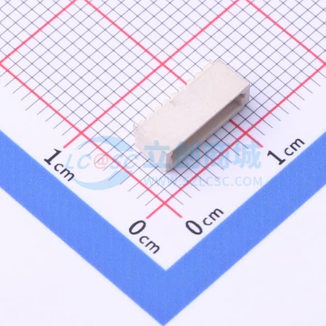 1x8P 间距:1mm 卧贴 系列:SH实物图