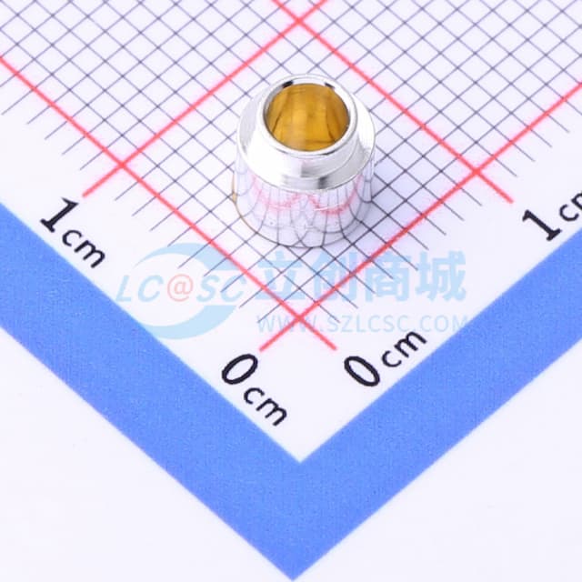 雄和远景，电路板表贴圆螺母柱，光孔3.2Xφ5.56X4+1.53，铜镀锡，编带装实物图