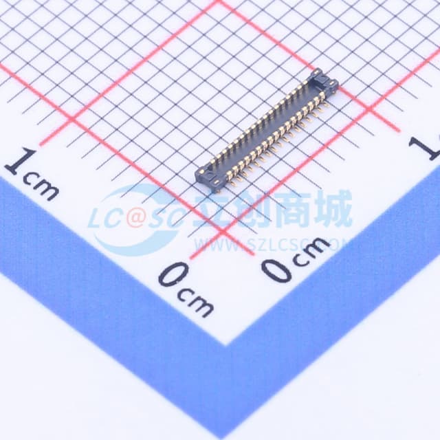间距:0.4mm PIN:34P 公 立贴实物图