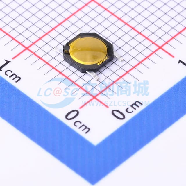 4.8*4.8*0.8mm 立贴 轻触开关实物图