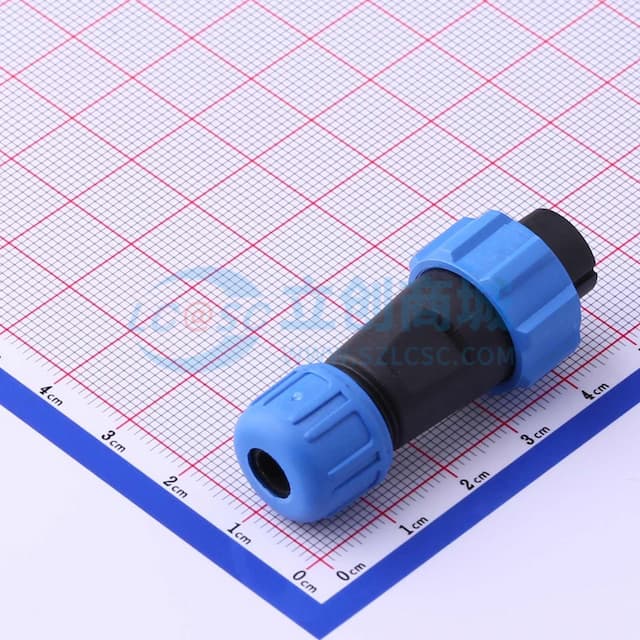 电缆对接插座/航空插头 3PIN/位 针实物图