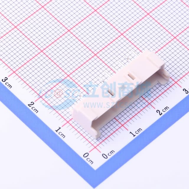 1x10P 间距:2.5mm 直插 系列:XA 【插件】实物图