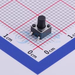 轻触开关4.5*4.5*6.0mm贴片四脚正按圆柄250gf缩略图