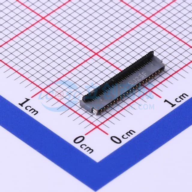 间距:0.3mm P数:39P 翻盖式 双侧触点/上下接实物图