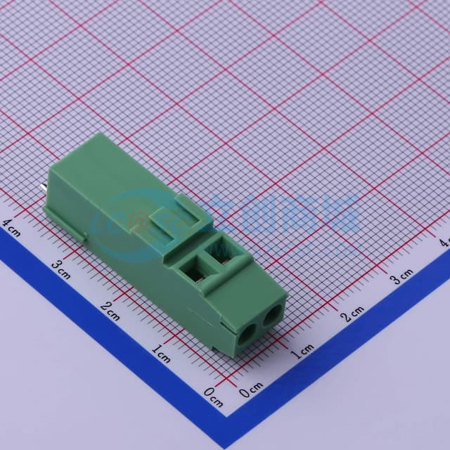 5mm 1x2P 排数:1 每排P数:2 直插 【螺钉】实物图