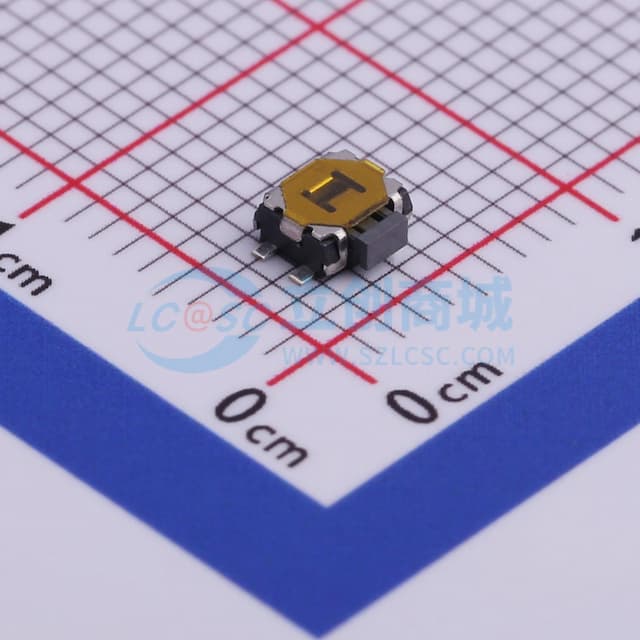 3.5*2.9*1.35mm 卧贴 轻触开关实物图