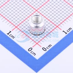 雄和远景，电路板表贴圆螺母柱，M3Xφ5.56X4+1.53，铜镀锡，编带装缩略图