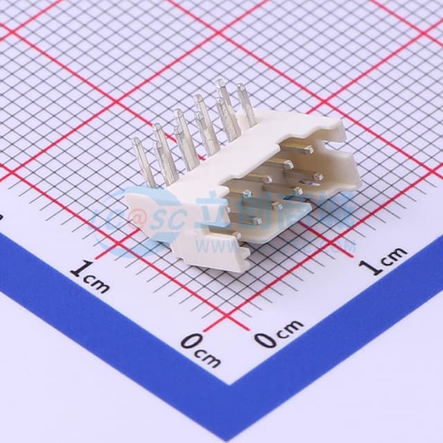 2x5P 间距:2mm 弯插 【插件】实物图