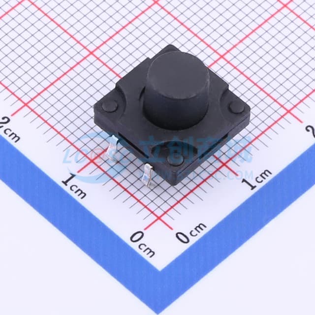 12*12*8.5mm 直插 轻触开关 【插件】实物图