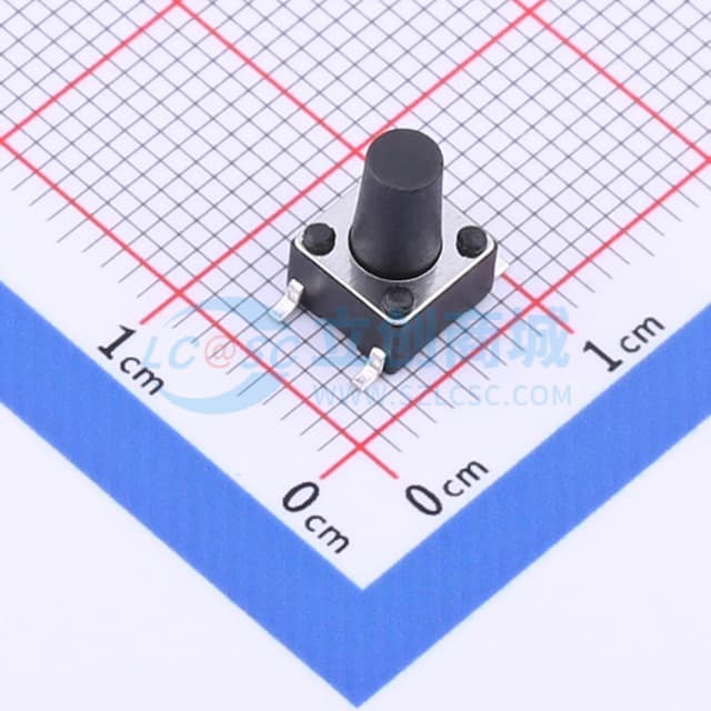 6*6*9mm 立贴 轻触开关实物图