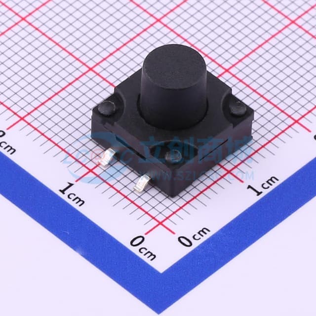 12*12*11mm 立贴 轻触开关实物图