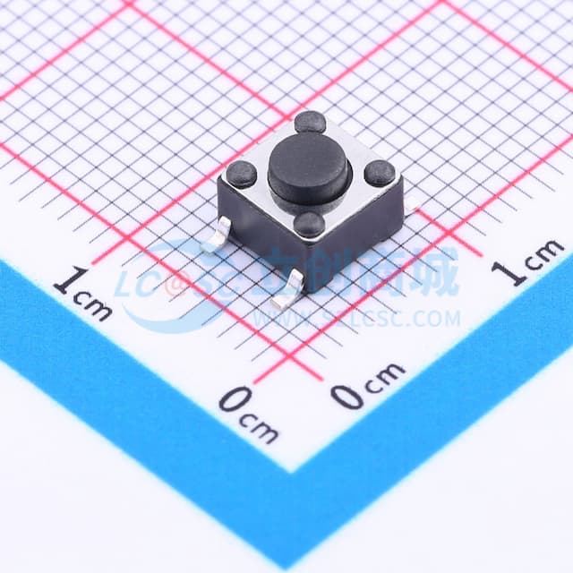 6*6*4.5mm 立贴 轻触开关实物图