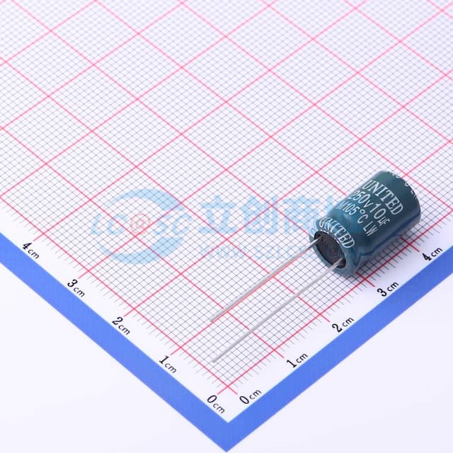 10uF ±20% 250V 【插件】实物图