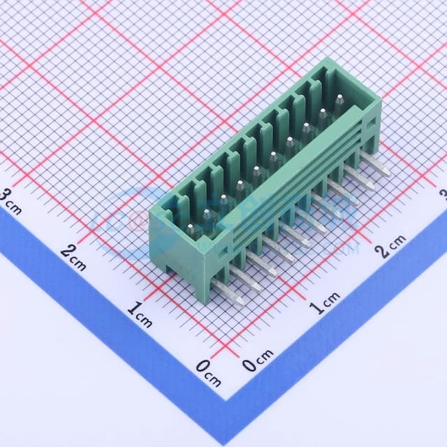2.5mm 1x10P 排数:1 每排P数:10【插件】实物图